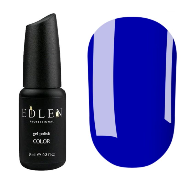 Гель-лак Edlen Color №054, синій електрик, 9 мл