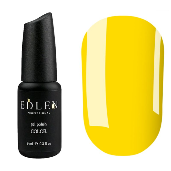Гель-лак Edlen Color №066, жовтий, 9 мл