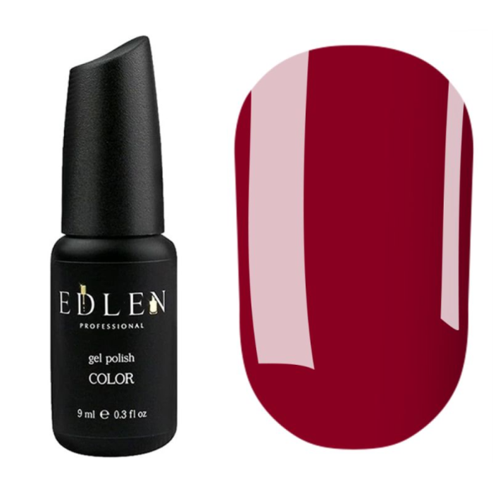 Гель-лак Edlen Color №076, классический красный, 9 мл