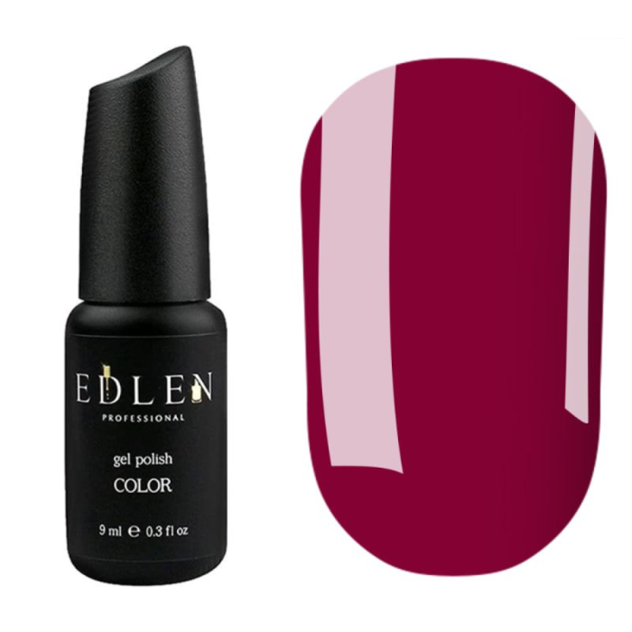 Гель-лак Edlen Color №078, приглушений яскраво-червоний, 9 мл