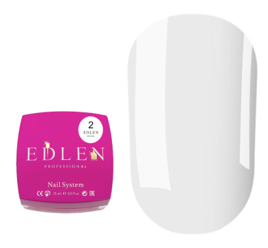 Edlen Jam Gel №2 - гель-желе для наращивания, молочный, 15 мл