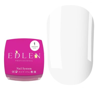 Edlen Poly Gel №02 - полигель, молочный, 15 мл