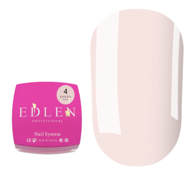 Edlen Poly Gel №04 - полігель, світло-бежевий, 15 мл