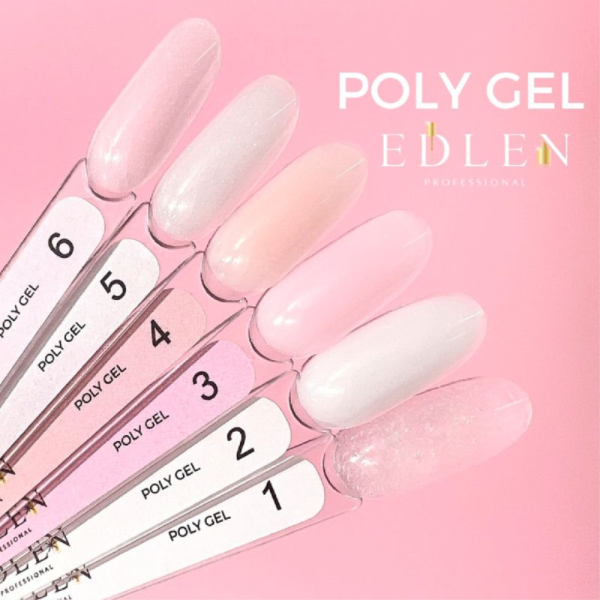 Edlen Poly Gel №04 - полигель, светло-бежевый, 15 мл