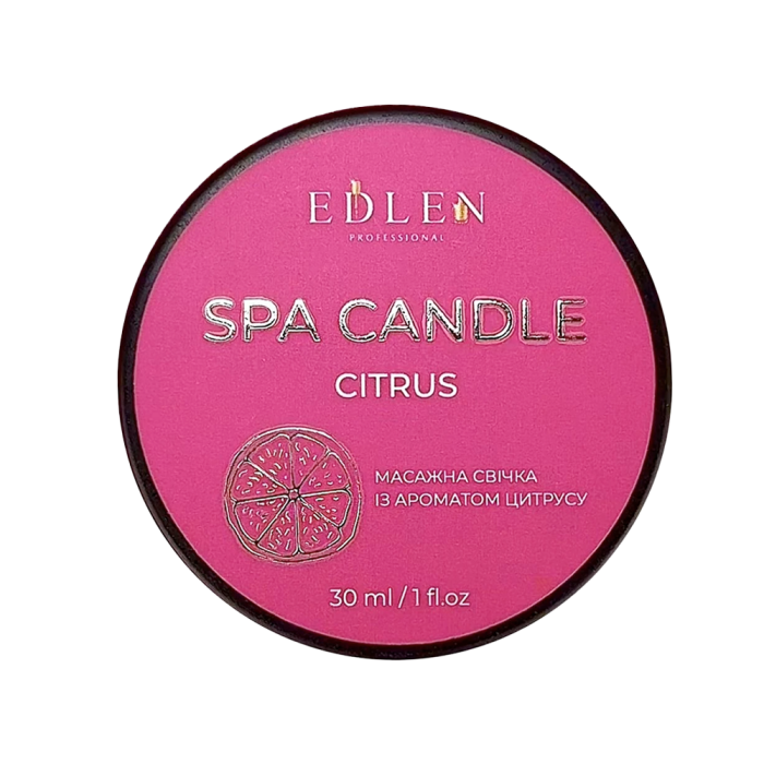 Масажна свічка Edlen Spa Candle Citrus, цитрус, 30 мл