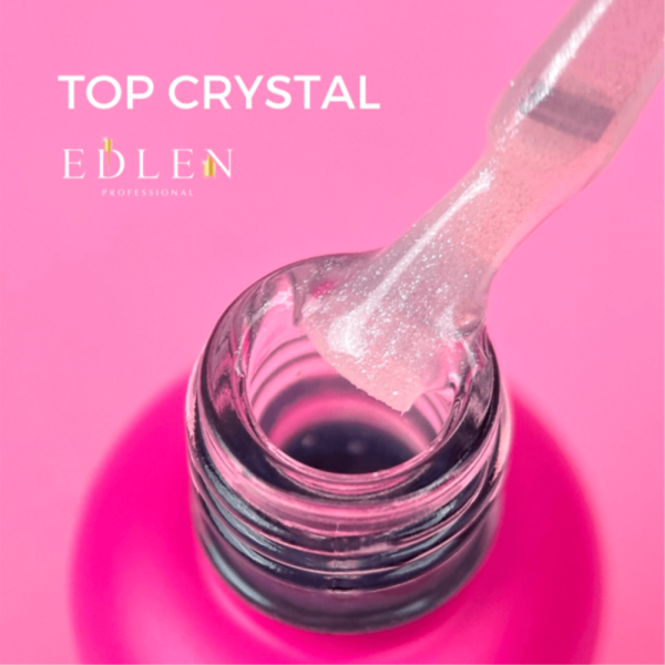 Edlen Top Crystal - прозорий топ із сріблястим мікроблиском, 9 мл