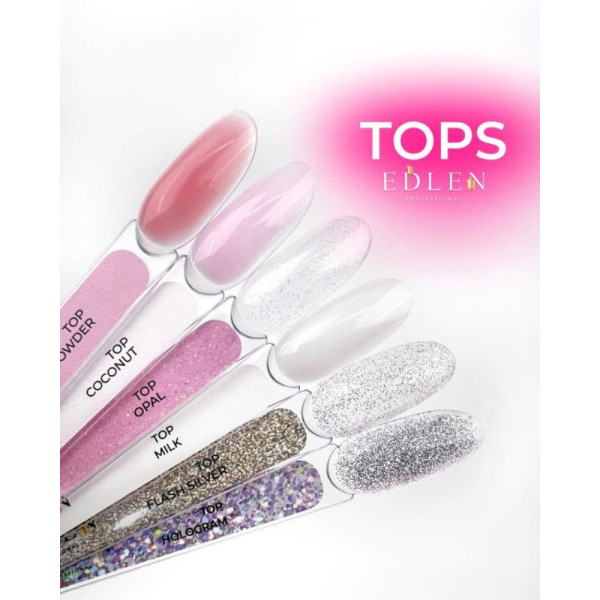 Камуфлюючий топ Edlen Top Milk, без липкого шару, з УФ-фільтрами, молочний, 9 мл