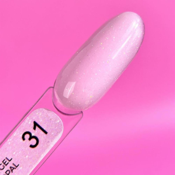 Edlen Water Acrygel Opal №31 - жидкий акрил-гель, розовый с опаловыми блестками, 9 мл