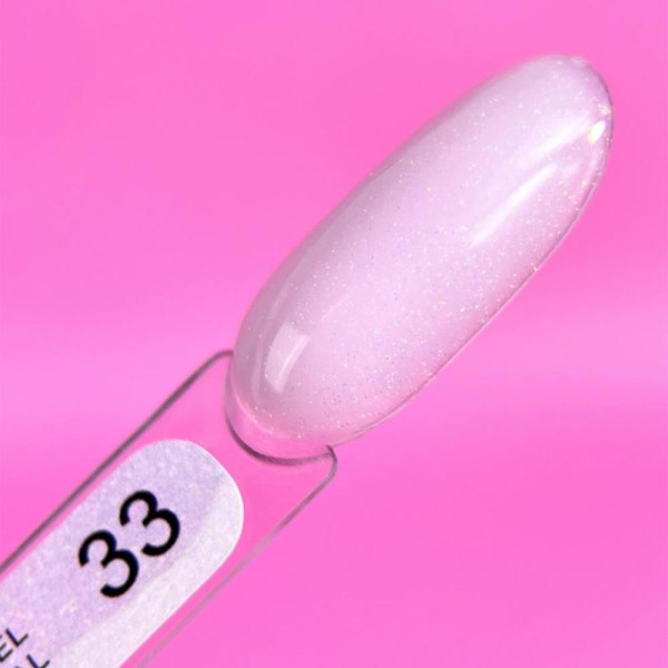Edlen Water Acrygel Opal №33 - жидкий акрил-гель, молочно-лиловый, 9 мл