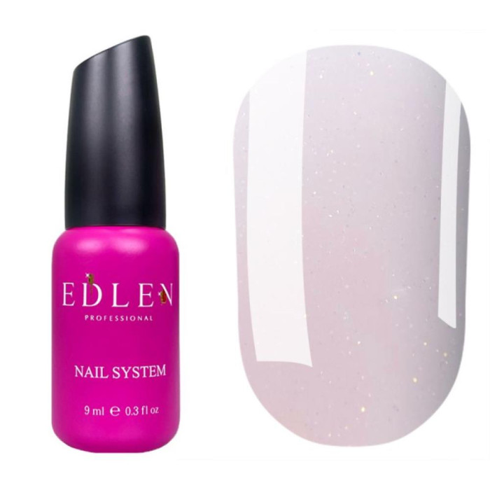 Edlen Water Acrygel Opal №35 - рідкий акрил-гель, ніжно-рожевий з опалими блискітками, 9 мл