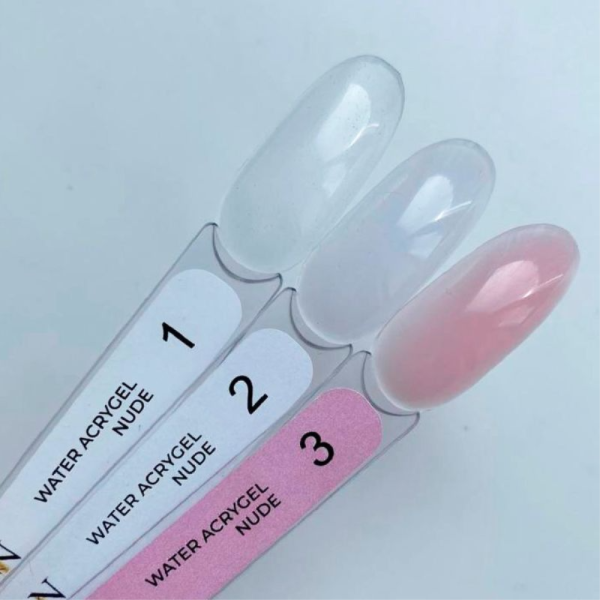 Edlen Water Acrygel Nude №03 - рідкий акрил-гель, рожевий, 9 мл