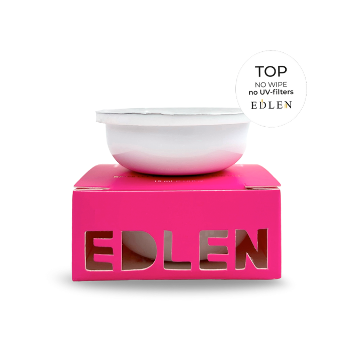 Змінний картридж Edlen Top No Wipe No UV-filters - топ без липкого шару, без УФ-фільтра, 30 мл