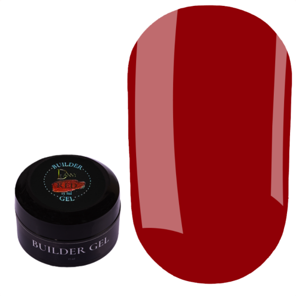 DANNY Builder Gel Color Red – конструюючий гель, червоний, 15 мл
