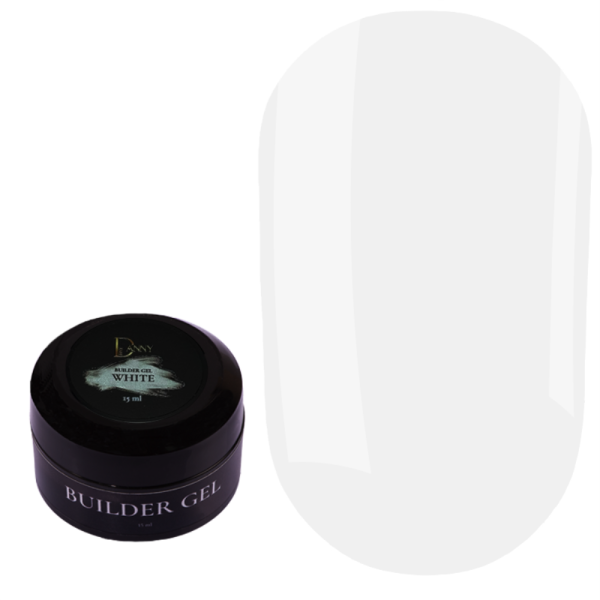 DANNY Builder Gel Color White - конструюючий гель, білий, 15 мл