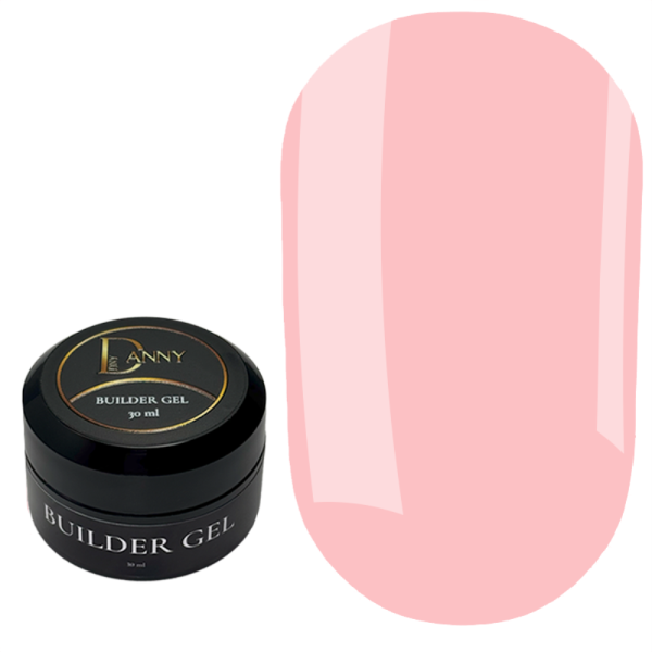 DANNY Builder Gel №15 - конструирующий гель, тёплый розовый, 30 мл