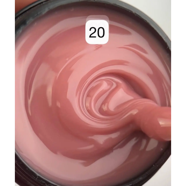 DANNY Builder Gel №20 - конструюючий гель, запорошена троянда, 30 мл