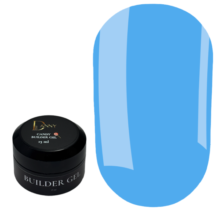 DANNY Candy Builder Gel №03 - конструюючий гель, синій, 15 мл