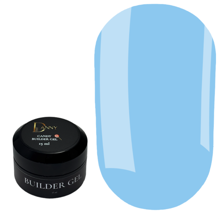 DANNY Candy Builder Gel №05 - конструюючий гель, блакитний, 15 мл