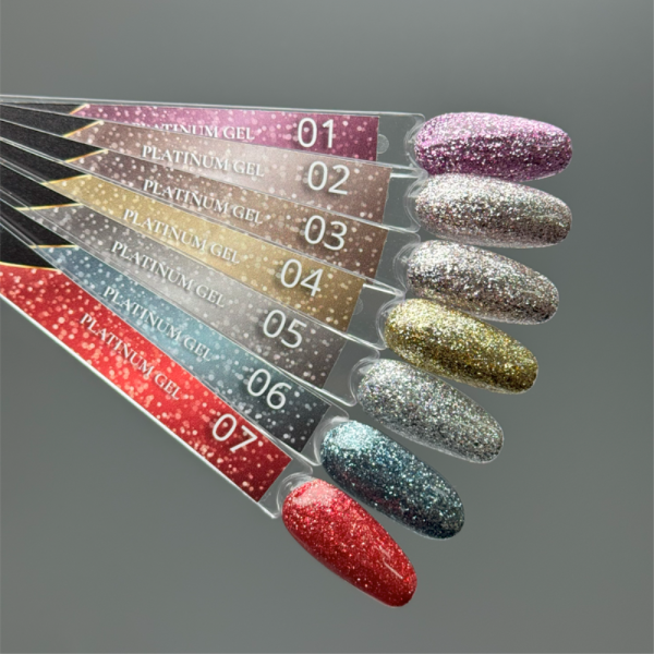 DANNY Platinum Gel №04 - глітерний гель, золотистий, 8 мл