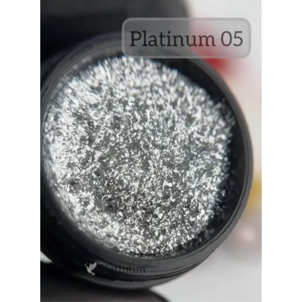 DANNY Platinum Gel №05 - глітерний гель, срібло, 8 мл