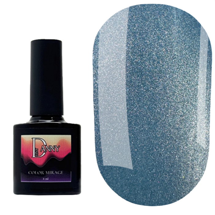 Гель-лак кошачий глаз DANNY Color Mirage Cat Eyes №04, сапфирово-лиловый хамелеон, 8 мл