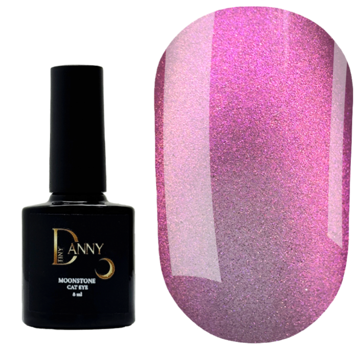 Гель-лак кошачий глаз DANNY Moonstone Cat Eye №02, шелковая магнолия, 8 мл