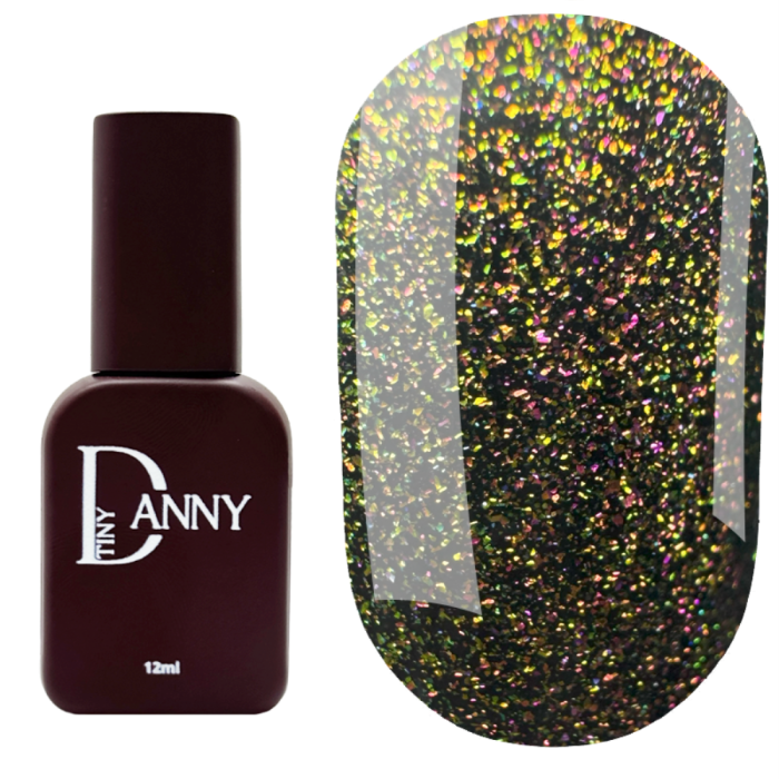 Гель-лак кошачий глаз DANNY Sunshine Cat Eye №01, прозрачный с золотистыми блестками, 12 мл