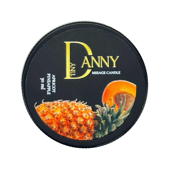 Крем-свеча массажная для рук и ног DANNY ананас-абрикос, 30 мл