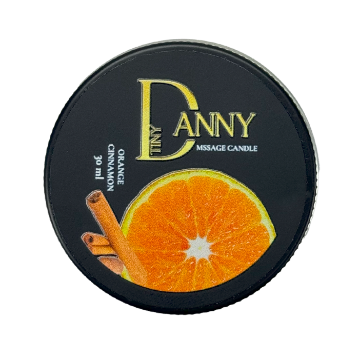 Крем-свеча массажная для рук и ног DANNY апельсин-корица, 30 мл