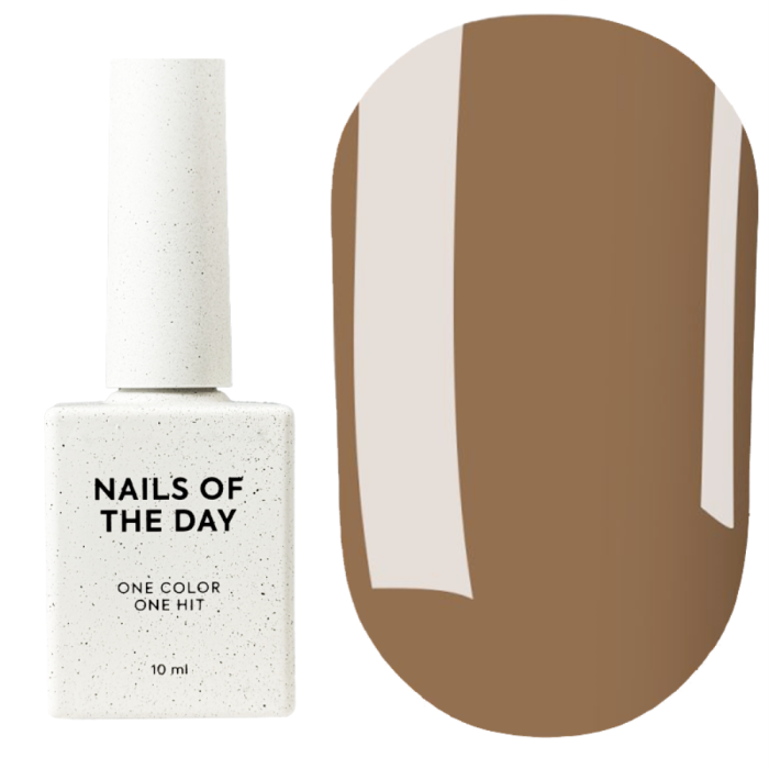 Гель-лак, в один слой NAILSOFTHEDAY Let’s Special №013 Mocha Mousse, карамельный, 10 мл