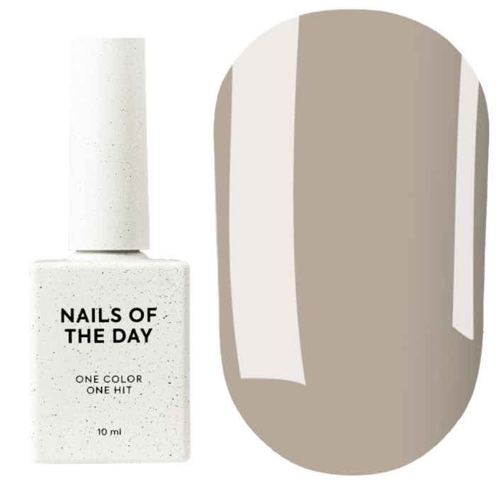 Гель-лак, в один слой NAILSOFTHEDAY Let’s Special №010 Praline, светло-бежевый, 10 мл