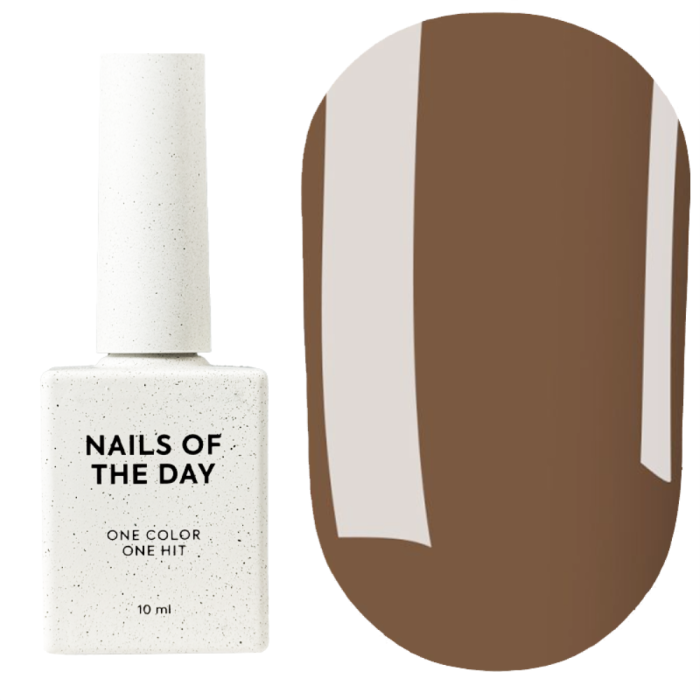 Гель-лак, в один шар NAILSOFTHEDAY Let's Special №014 Truffle, темно-карамельний, 10 мл