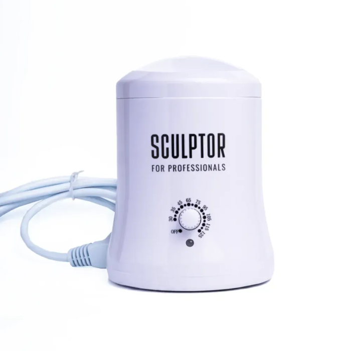Воскоплав Sculptor Wax Warmer + 2 силиконовые чаши для воска, белый