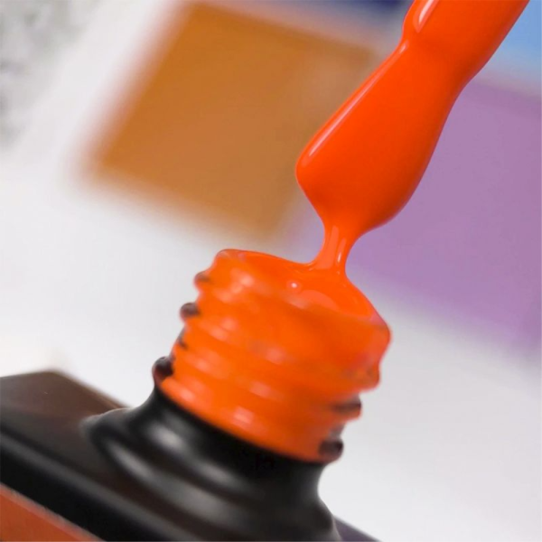Гель-лак, в один шар NAILSOFTHEDAY Let’s Special Pantone2025 № 02, неоновий помаранчевий, 10 мл