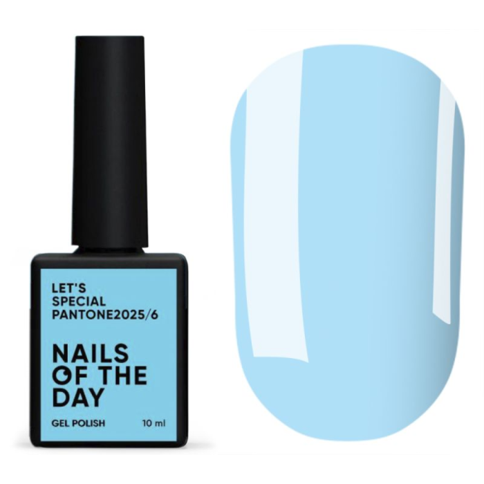 Гель-лак, в один слой NAILSOFTHEDAY Let’s Special Pantone2025 № 06, яркий голубой, 10 мл