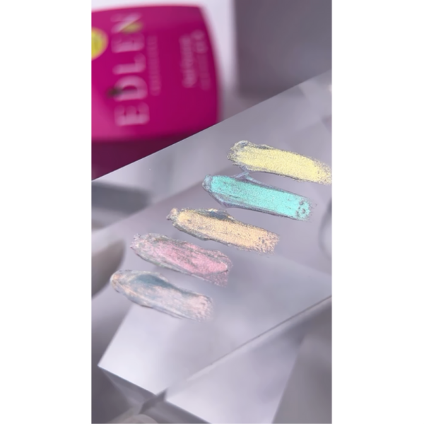 Edlen Twinkle Paste №04 - паста для дизайна ногтей, бирюзовый, 5 мл