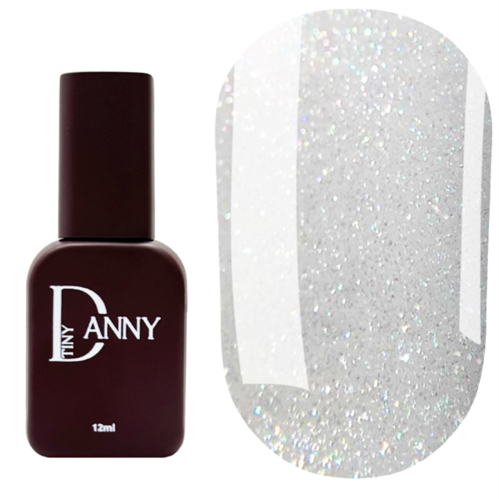 DANNY Top Aurora №01 - камуфлюючий топ, молочний із сріблястим мікрошиммером, 12 мл