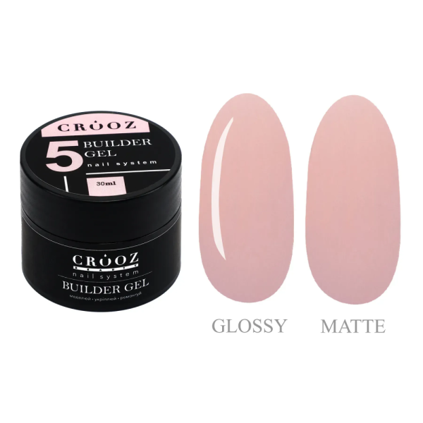 Crooz One-Phase Builder Gel №05 Caramel - гель для наращивания, карамельный, 30 мл