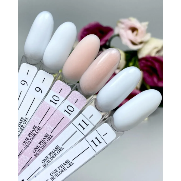 Crooz One-Phase Builder Gel №11 White - гель для наращивания, белый, 30 мл