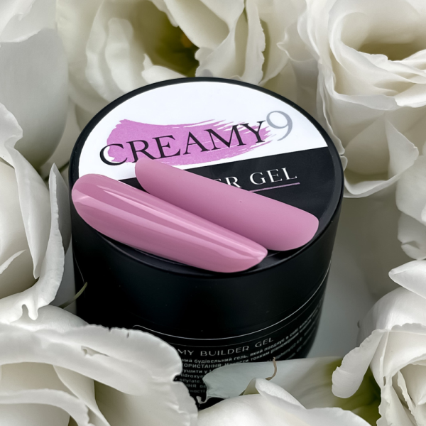 Crooz Creamy Builder Gel №09 - гель для наращивания, лилово-розовый, 30 мл