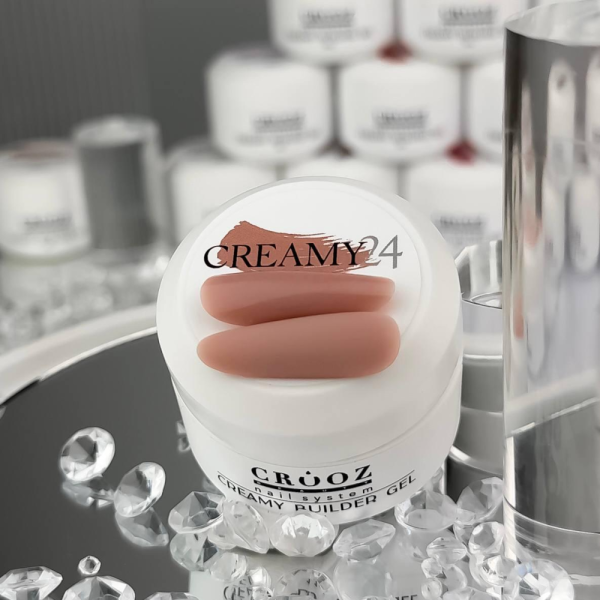 Crooz Creamy Builder Gel №24 - гель для наращивания, капучино, 30 мл