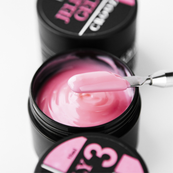 Crooz Jelly Gel №03 - гель-желе для наращивания, ярко-розовый, 15 мл