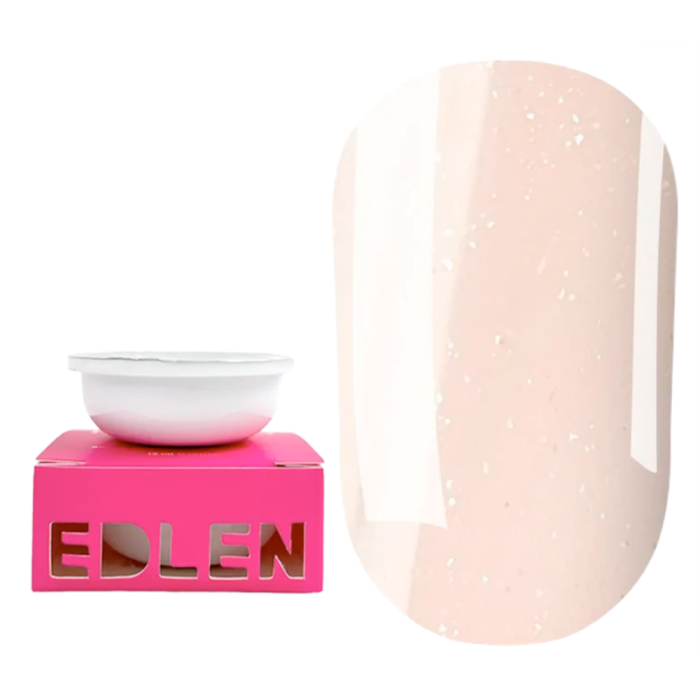 Змінний картридж Edlen Builder Gel Princess №22 - гель для нарощування, персиковий мікроблиск, 15 мл