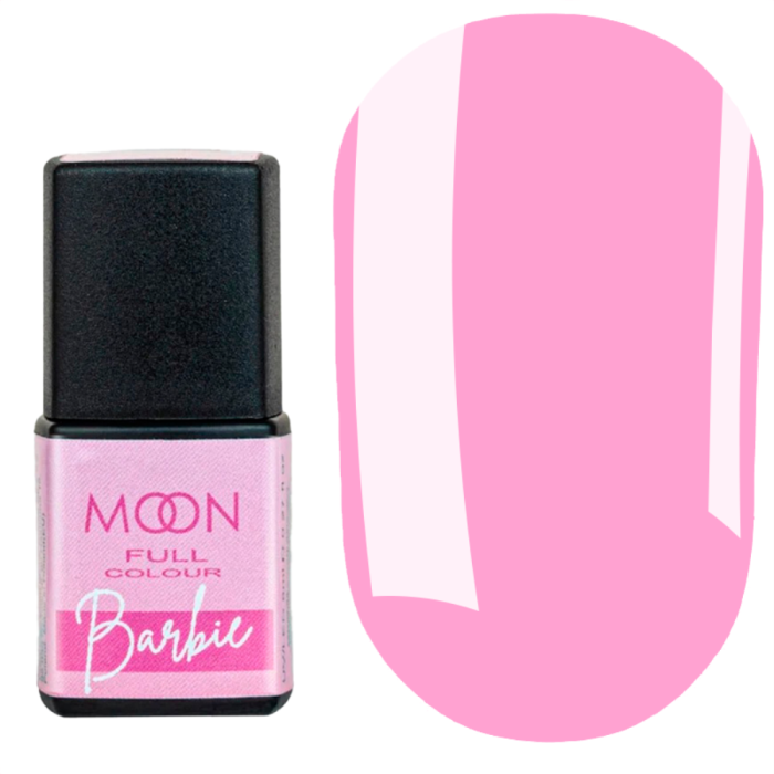 Гель-лак Moon Full Barbie Color №01, ніжно-рожевий, 8 мл