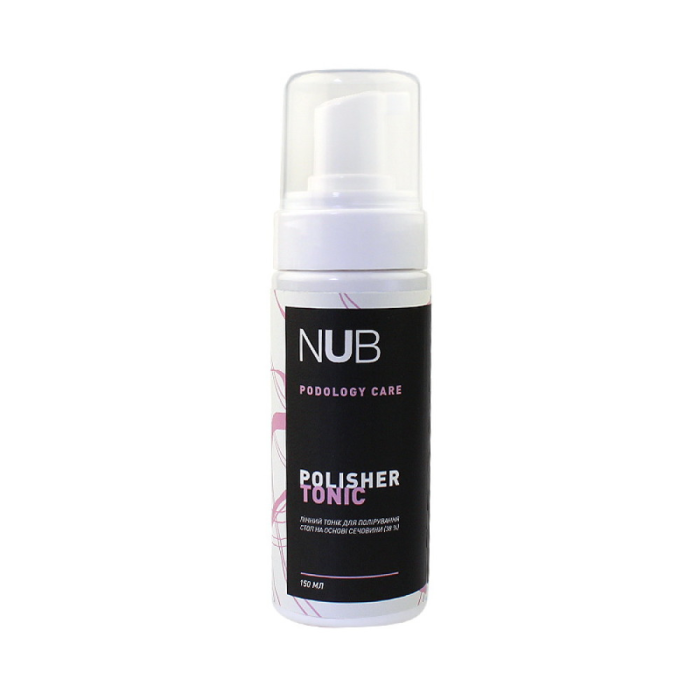 NUB Podology Care Polisher Tonic - пенный тоник для полировки стоп на основе мочевины, 150 мл