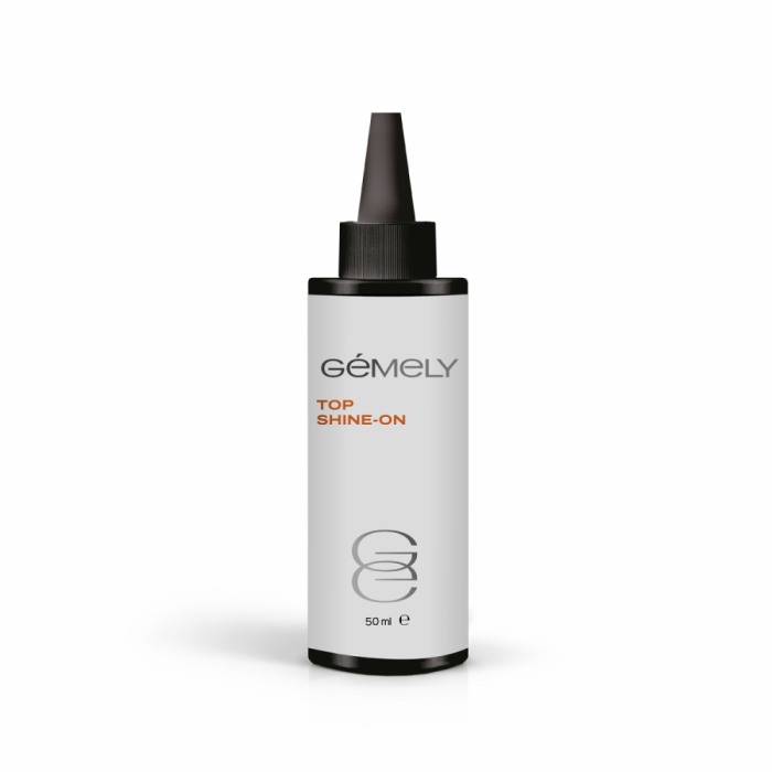 GEMELY Top Shine-On - топ з УФ-фільтром, без липкого шару, без пензлика, 50 мл