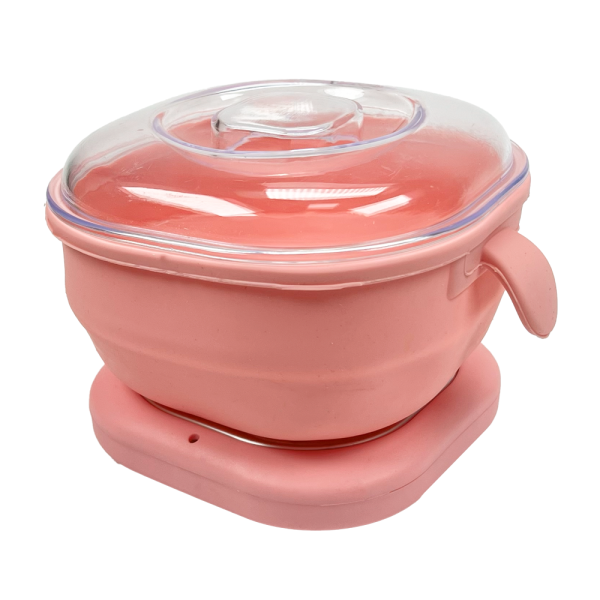 Воскоплав Wax Warmer с силиконовой чашей, 100 Вт, 400 мл, розовый