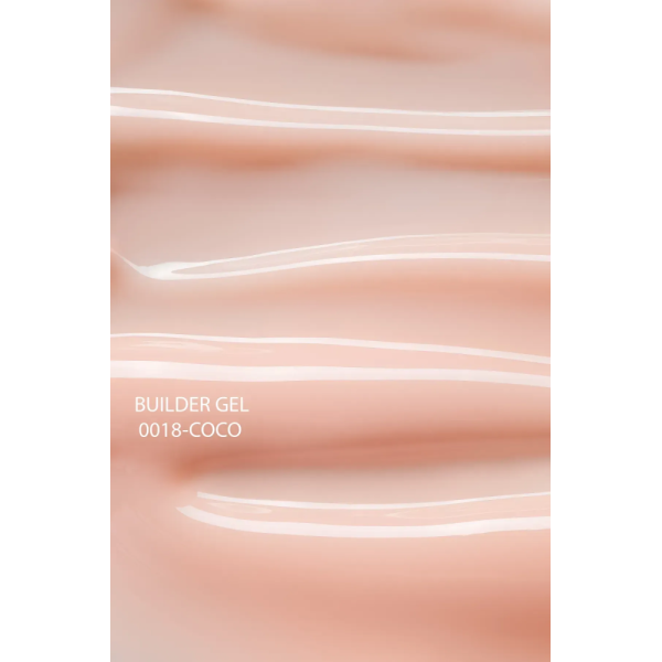 DNKa Builder Gel №18 Coco - гель конструюючий, молочно-персиковий, 15 мл