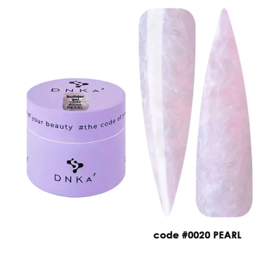 DNKa Builder Gel №20 Pearl - гель конструюючий, лілово-рожевий перламутр, 15 мл