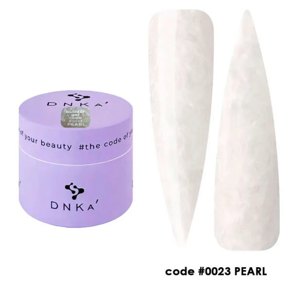 DNKa Builder Gel №23 Pearl - гель конструюючий, теплий молочний, 15 мл